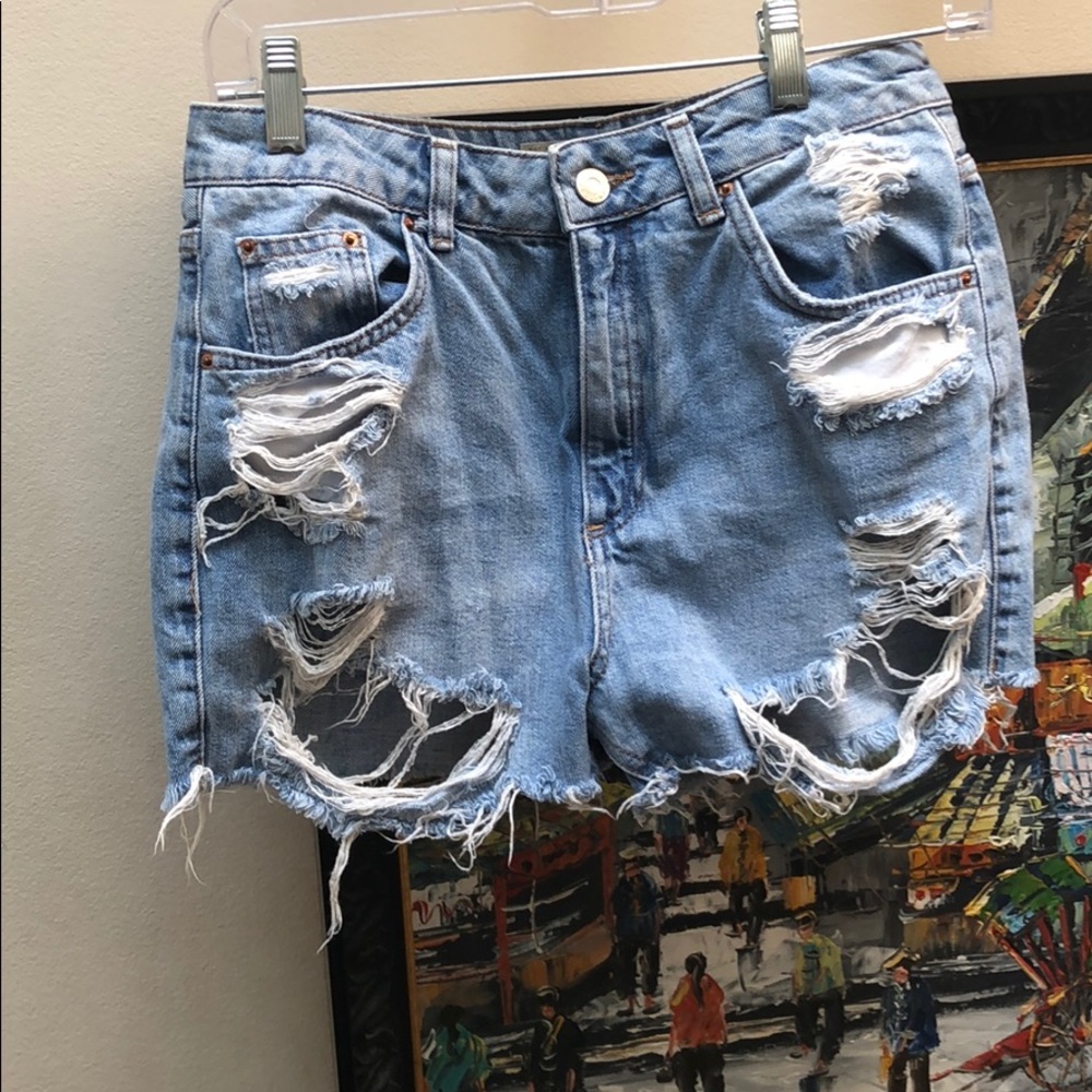 Top Shop Denim Shorts